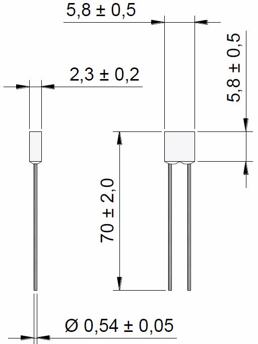 250v 2a 135c thermal fuse